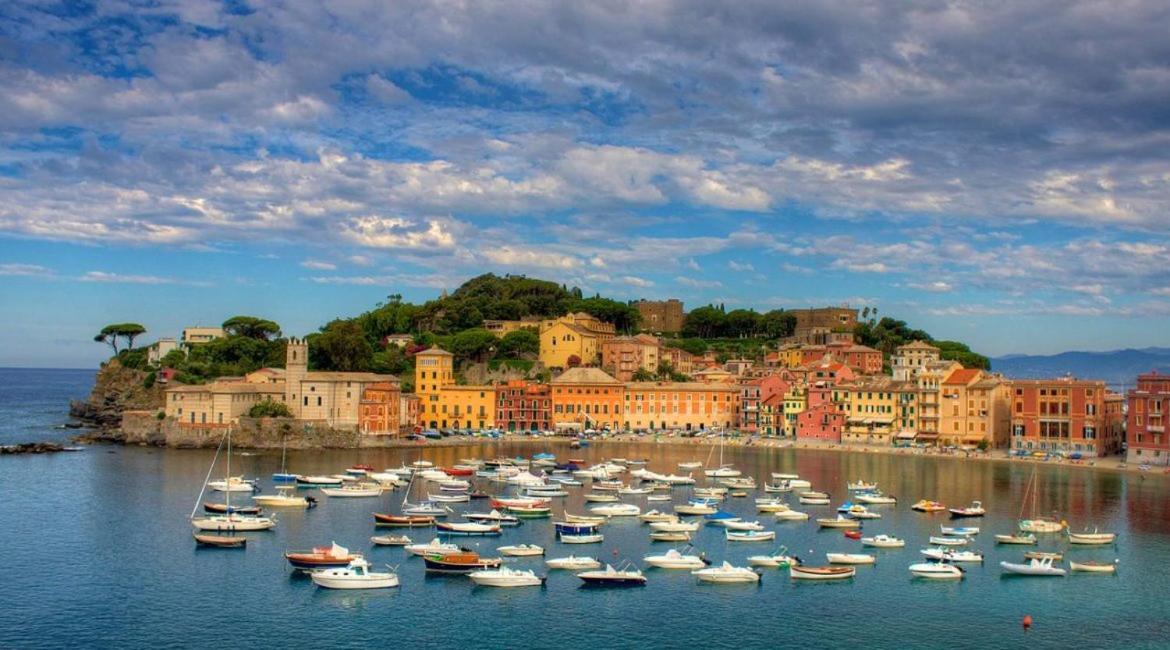 050 - Villa Genny - Casa Lauro con Terrazzo 5 minuti dal Mare Sestri Levante Esterno foto